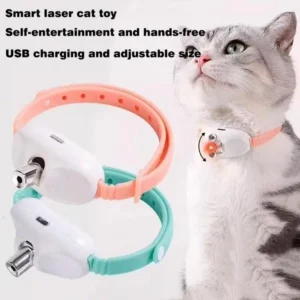 Automatic Moving Laser Cat Collar Toy, Indoor Self-Entertainment For Bored Cats Toys