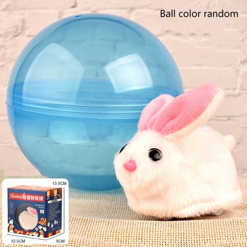 Hamster Balls Electric Toy Plush Hamster Electric Toy Scroll Walk Little Toy Animal for Children Gift Electronic Pet Toy Y5GB - Image 5