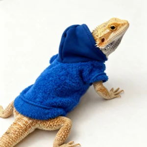 Lizard Clothes for Bearded Dragons Reptile Apparel Handmade Cotton Material Hoodies Gift for Lizards, Bearded Dragons
