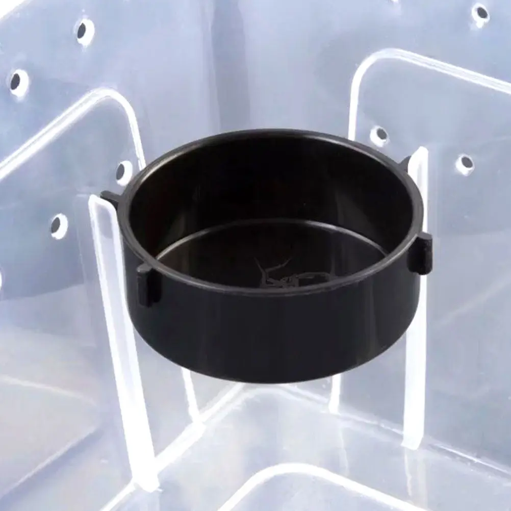 4pcs Reptile Feeding Plates Round Durable Non-Slip Spider Lizard Feed Bowls Water Holders Cage Feeding Supplies Pet - Image 2