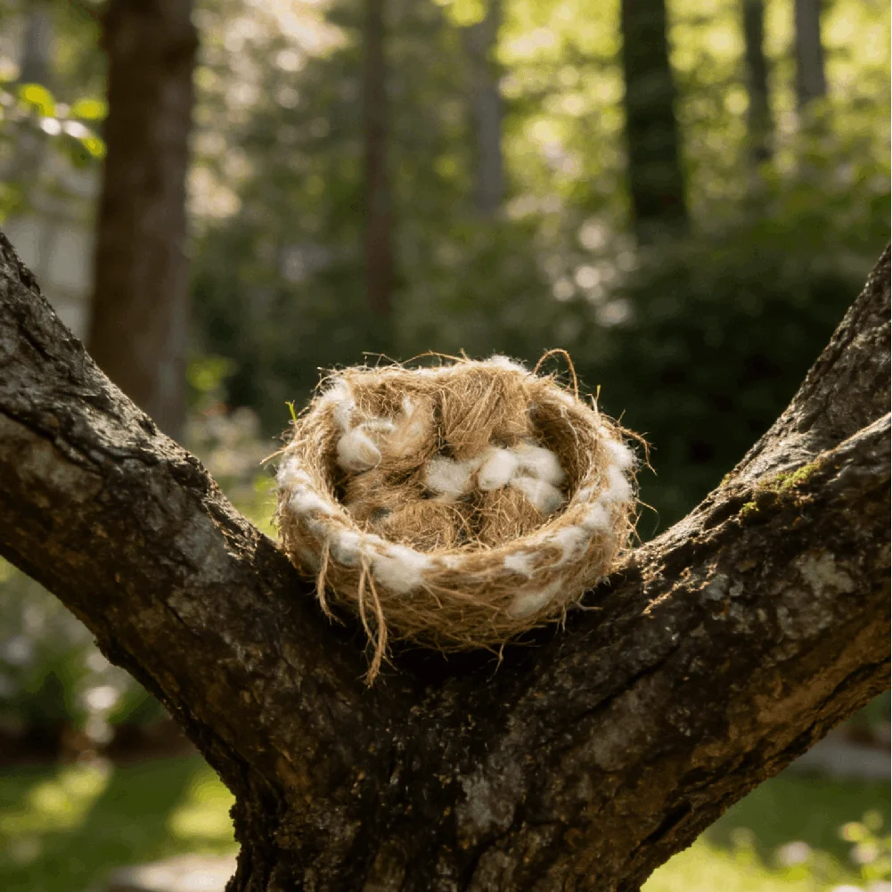 40g Soft Bird Nesting Fiber Jute Blend Natural Cage Bedding for Canaries Goldfinches Javanese Sparrows Parrots to Build Nests - Image 3