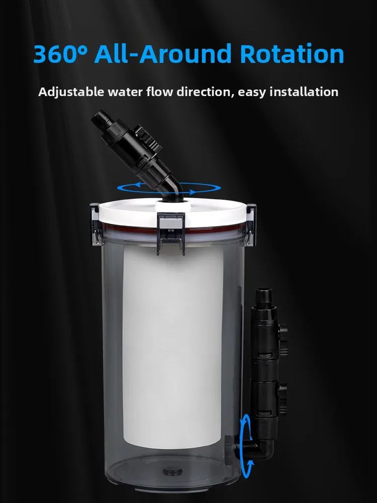 Netlea White Lance No. Pre-Filter Buet External High Densi Sponge Aquarium Filter Pet Fi Tank Water Circulation System - Image 3