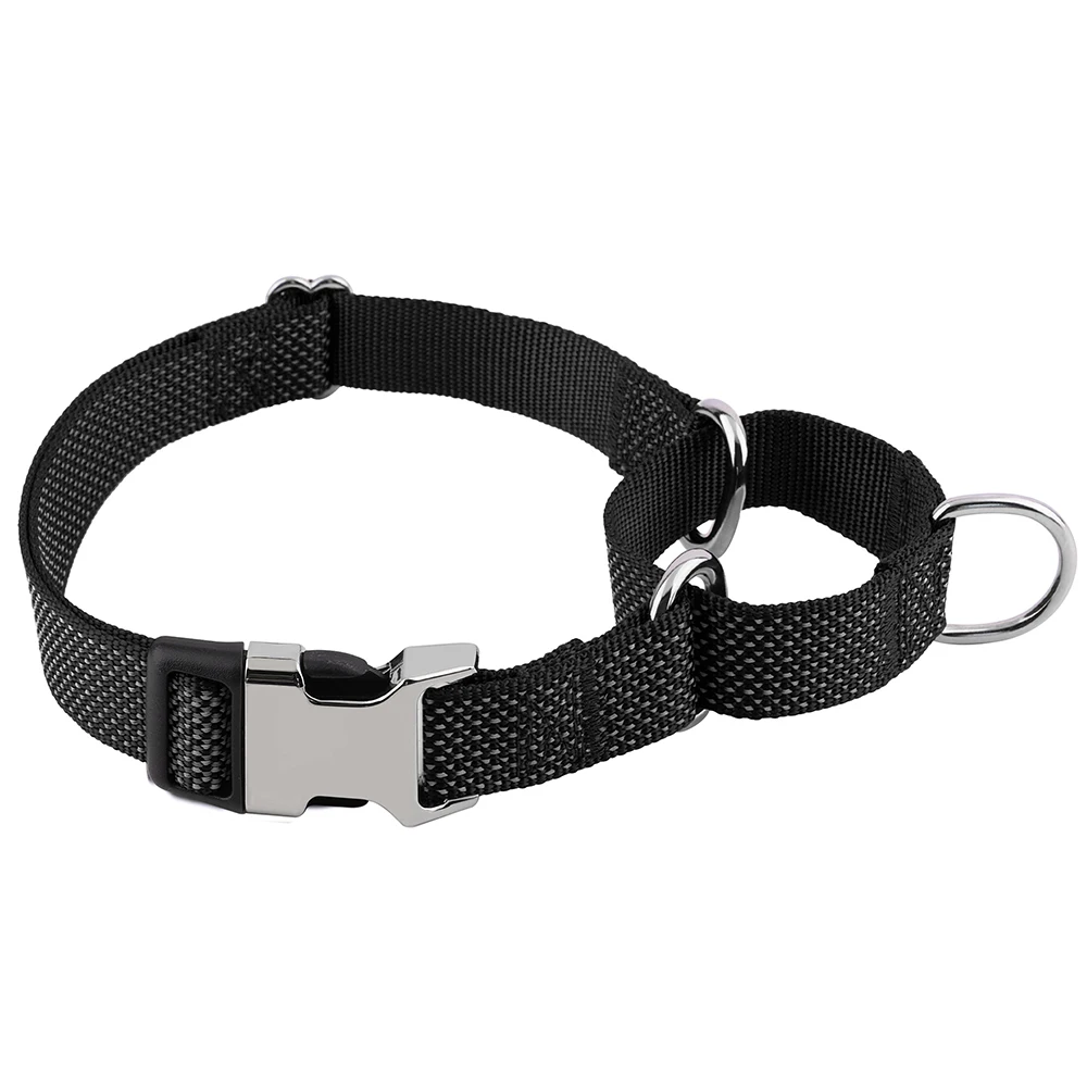 Reflective Nylon Dog Collar With Handle Adjustable Dog Collars Pet Training Walking Necklace for Small Medium Large Dogs Pug - Image 9