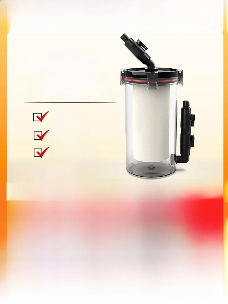 Netlea White Lance No. Pre-Filter Buet External High Densi Sponge Aquarium Filter Pet Fi Tank Water Circulation System