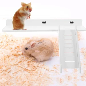 Hamster Cage Platform Strong Bite-Resistant Climbing Board Resting Stand Small Pet Supply Hamsters Gerbils Hedgehogs Accessories