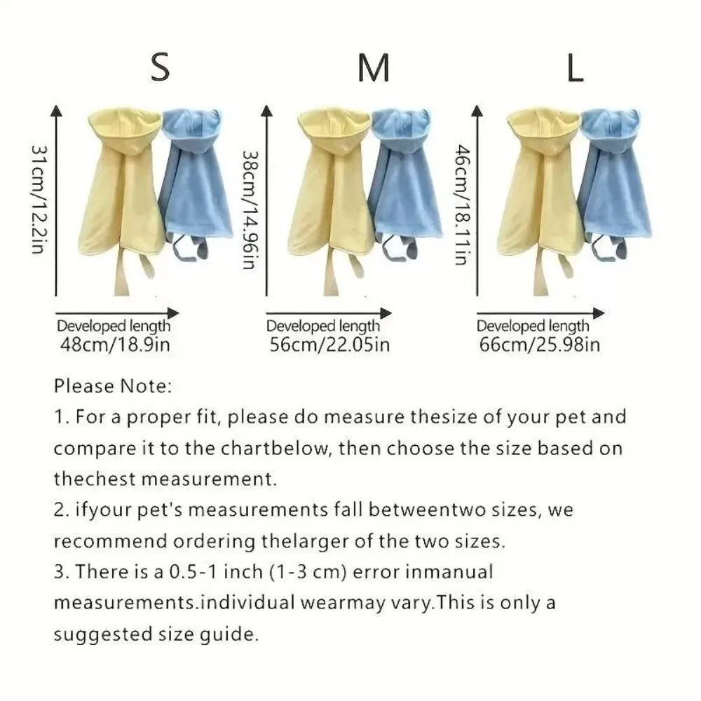 New Thickened Pet Bathrobe Super Absorbent Hooded Pet Drying Robe Small/Large Dog Skin-friendly Pet Grooming Robe Pet Bath - Image 6