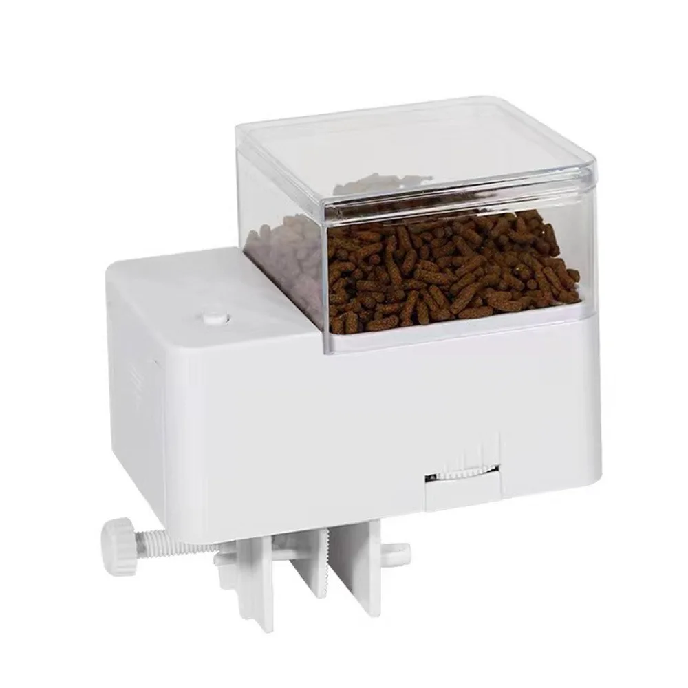 Intelligent Timing Automatic Fish Tank Feeder Large Capacity Dual Anti Blocking Electric Fish Feeder Silent Operation - Image 8