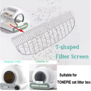 Tonepie automatic toilet cat litter filter screen filter mesh cat litter box accessories control sand mesh acessorio the cat
