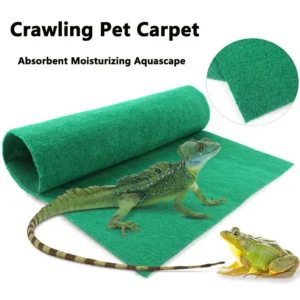 Reptile Pet Carpet Absorbent Moisturizing Landscape Construction Keeping Crate Lizards Frogs Spiders Snails Turtles Bionic Mats