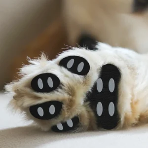 Separate Type Dog Anti-Slip Foot Patch Self Adhesive Heat Insulation Shoes Booties Socks Enhance The Support Of Elderly Dogs