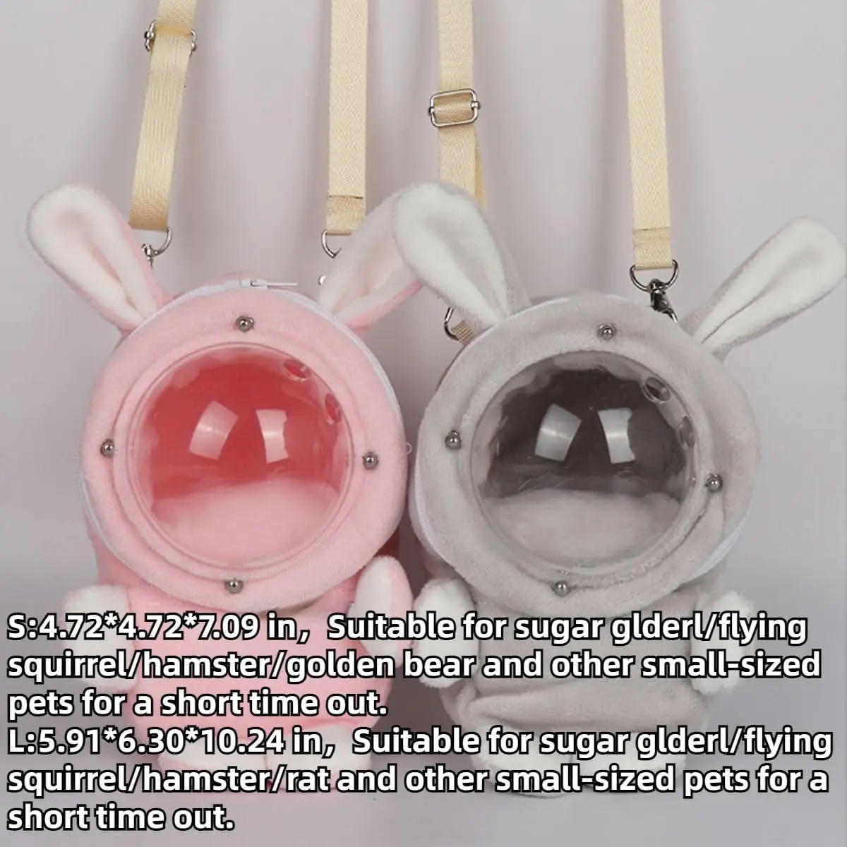 Sugar Glider Bonding Pouch Bonding Pouch Carry for Rat Syrian Hamster Hedgehog Small Pocket Pets, Gerbil Travel Bag Cute - Image 2