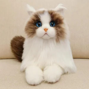 Realistic Therapy Cat Plush for Seniors with Dementia - Soft, Calming Stuffed Animal Companion for Elderly Comfort