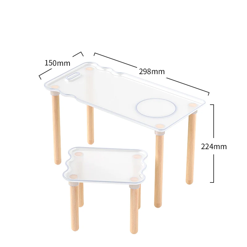 2PCS/Set Stand Platform Hamster Plastic Climbing Pet Toys Golden Bear Landscaping Accessories - Image 9