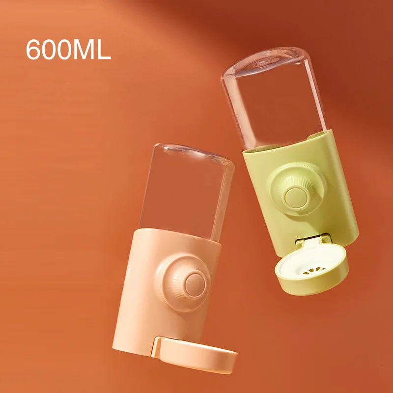 500ML pet parrot bird feeding waterer cat dog cage hanging waterer pigeon rabbit small pet automatic feeding water feeding bowl - Image 7