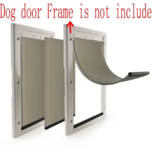 Dog Door Replacement Flap Puppy Cats Kitten Door Flap Strong Bearing Capacity Impact Resistant TPU Pet Folding Door M/L/XL