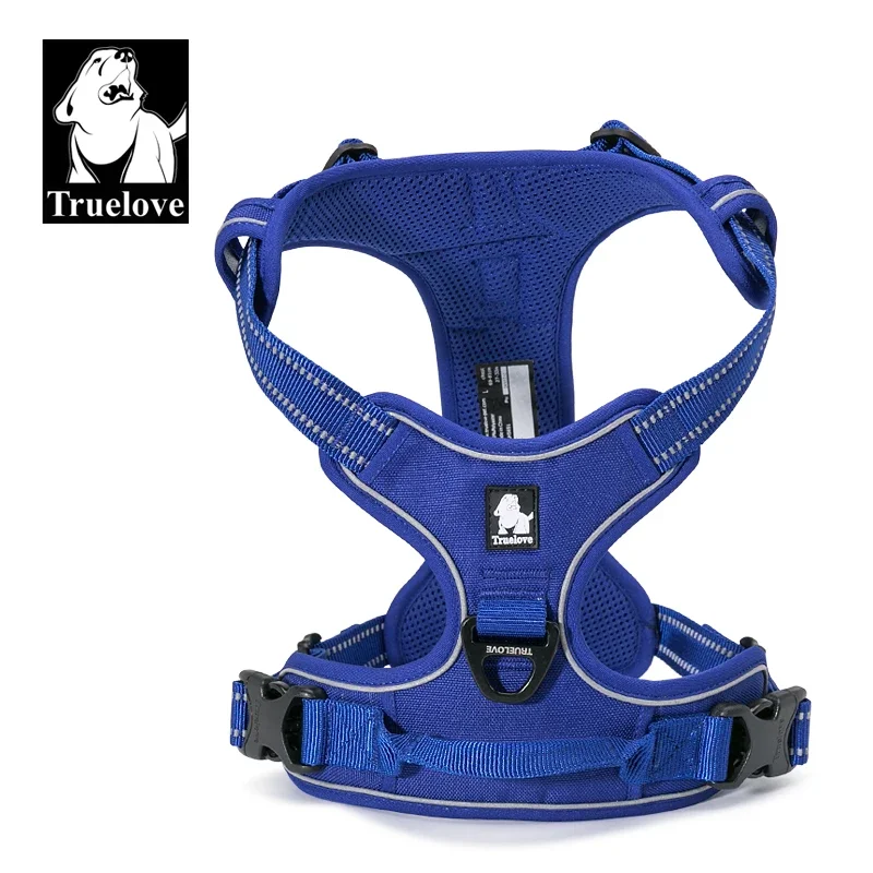 Truelove Pet Harness Reflective Nylon Large Pet Dog Harness All Weather Padded Adjustable Safety Vehicular Leads for Dog TLH5651 - Image 17