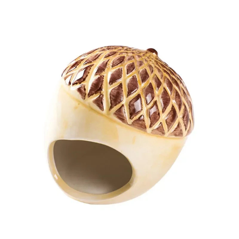 Cute Ceramic Hamster Cage Small Pet Ceramic House Sleeping Nest Pet Bed Rat HamsterToys Cage House Accessories Easy to clean - Image 4