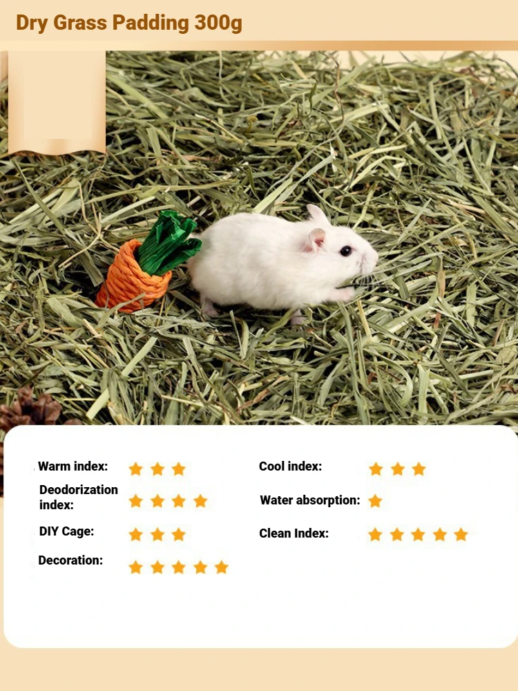 Hamster Sawdust Guinea Pig Bedding 1kg 300g Pet Wood Chips Rabbit Wood Shavings Bedding Padding Safe Hamster Cage Pet Cabin Nest - Image 11