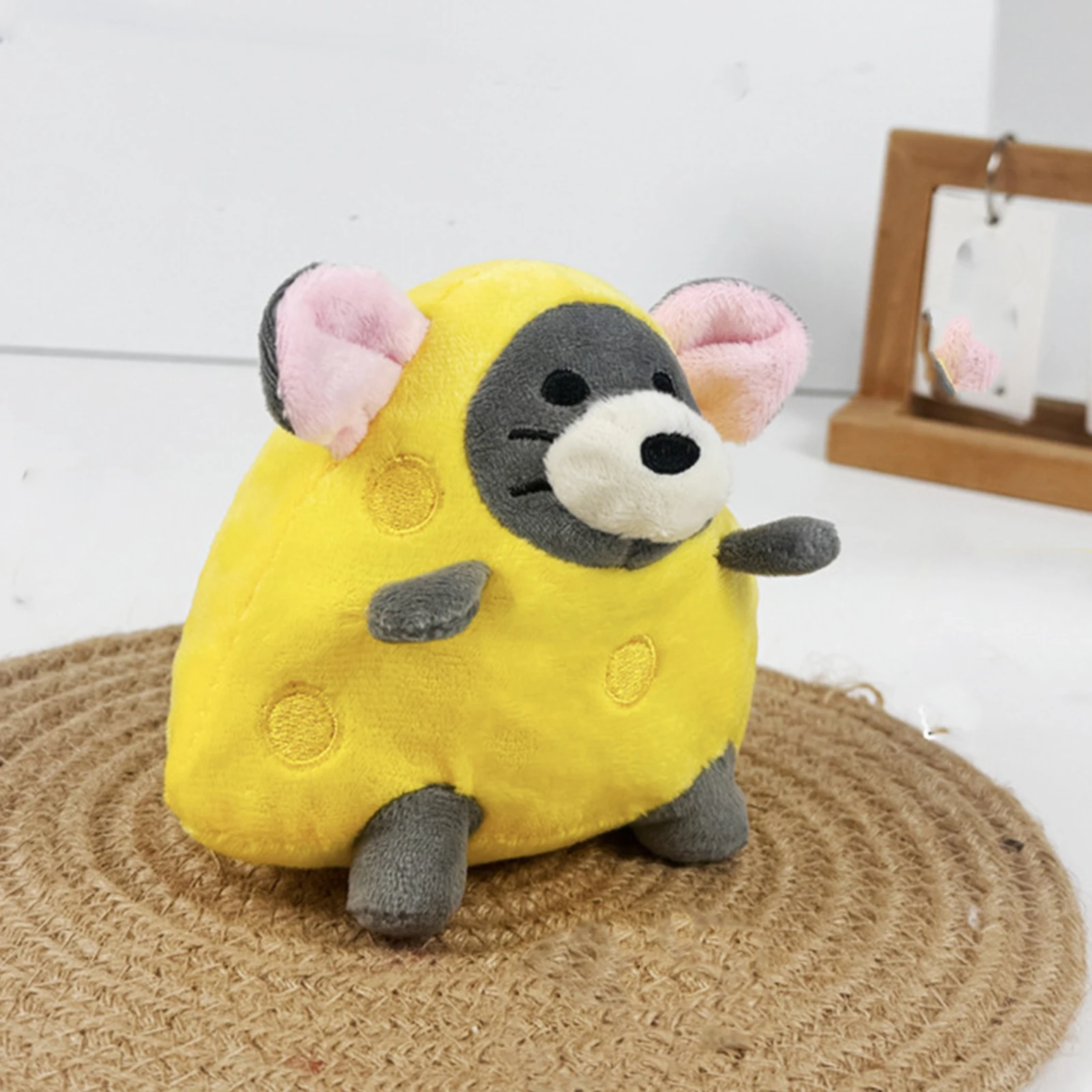 Novelty 6 Styles Plush Sound Pet Toy with Food Aroma, Crinkle Paper and Squeaker, Safe Chewing Interactive Toy for Cats Dogs - Image 8