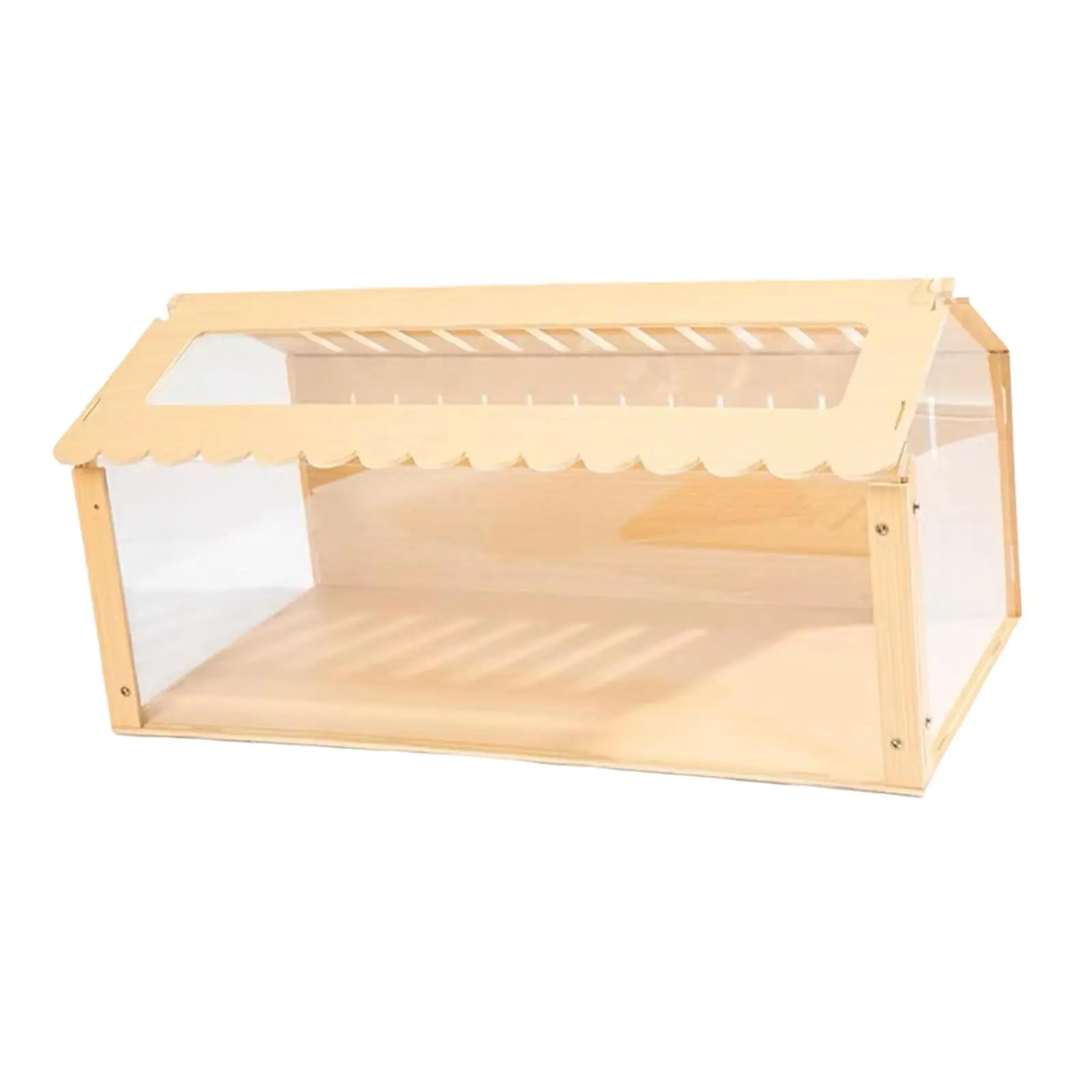 Hamster Hideout, Wooden Exercise Toy Tunnel, Assemble Shed with Fan, Mice, Rat - Image 8