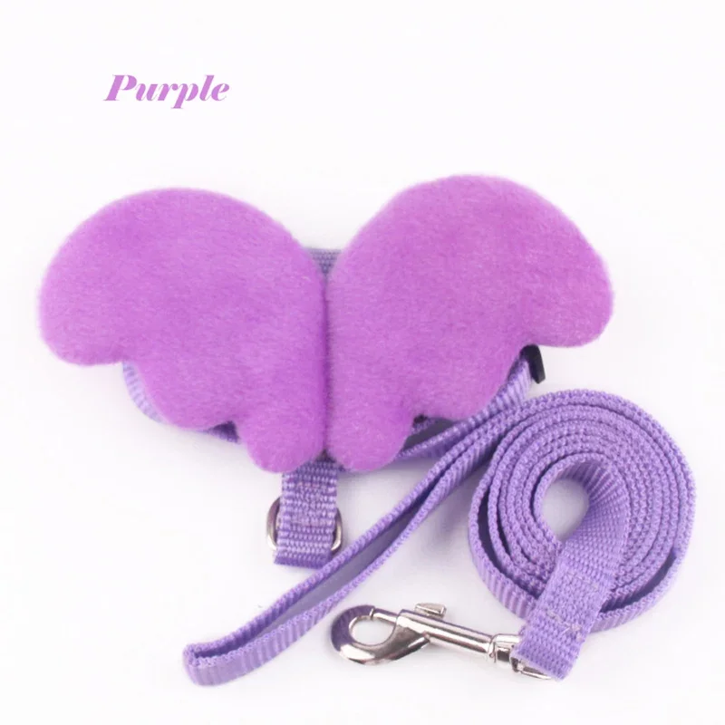 Cute Angel Wing Pet Rabbit Harness and Leash for Cats Rabbits Personalized Rabbit Harnesses Bunny Accessories Hamster Clothes - Image 8