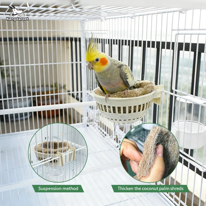 Outdoor Hanging Bird House Waterproof Weatherproof Bird Nest for Garden Patio Yard Decoration - Image 6