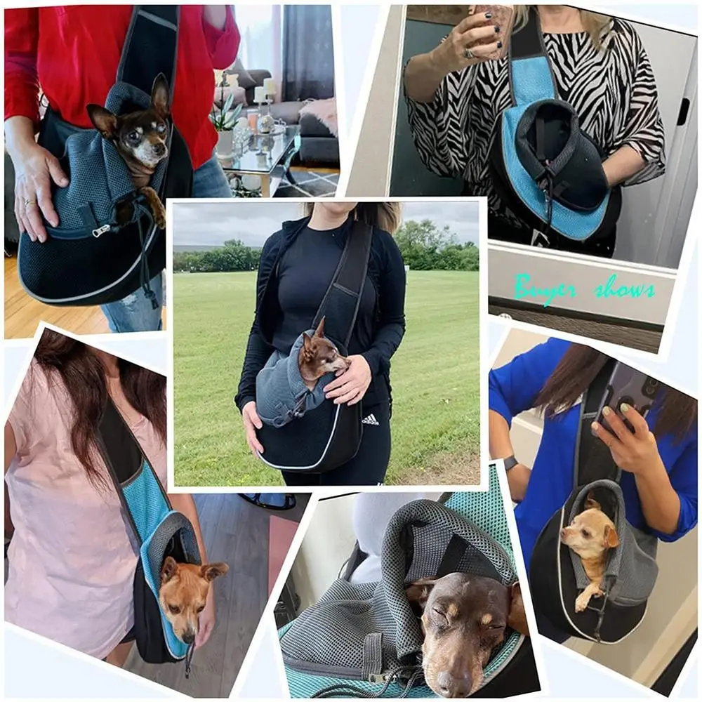 Travel Pets Products Shoulder Crossbody Bag Sling Carrier Bag Pet Strap Shoulder Bag Dog Cat Carrier Bag Pet Carrying Bag - Image 5