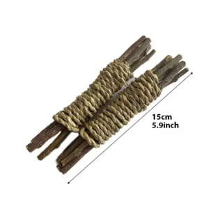 20pcs,Toy for Parrot Hamster Rabbit,Water Grass Apple Branch