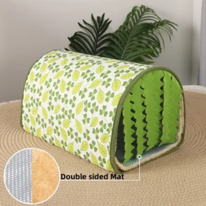 Warm Tunnel Dutch Pig Hamster Hiding House Hamster Nest Rabbit Winter Soft Channel Pet Tunnel Toy Mouse Nest Small House