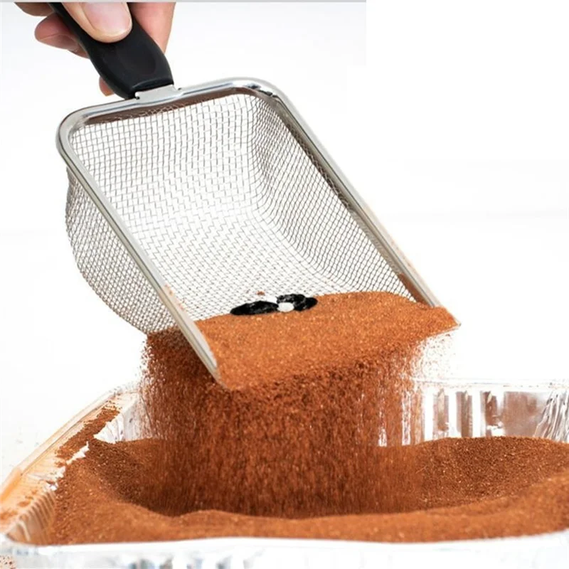 【Superdeals】Beach Net Shovel Children's Filter Sand Spoon Pet Cat Litter Colander - Image 6