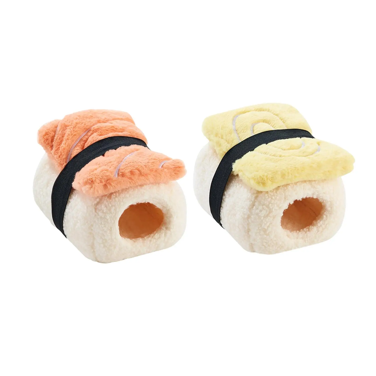 Small Animal Bed House Sushi Style PP Cotton Warm Nest Triple Layer Insulation for Hamster Rat Hideout - Image 2