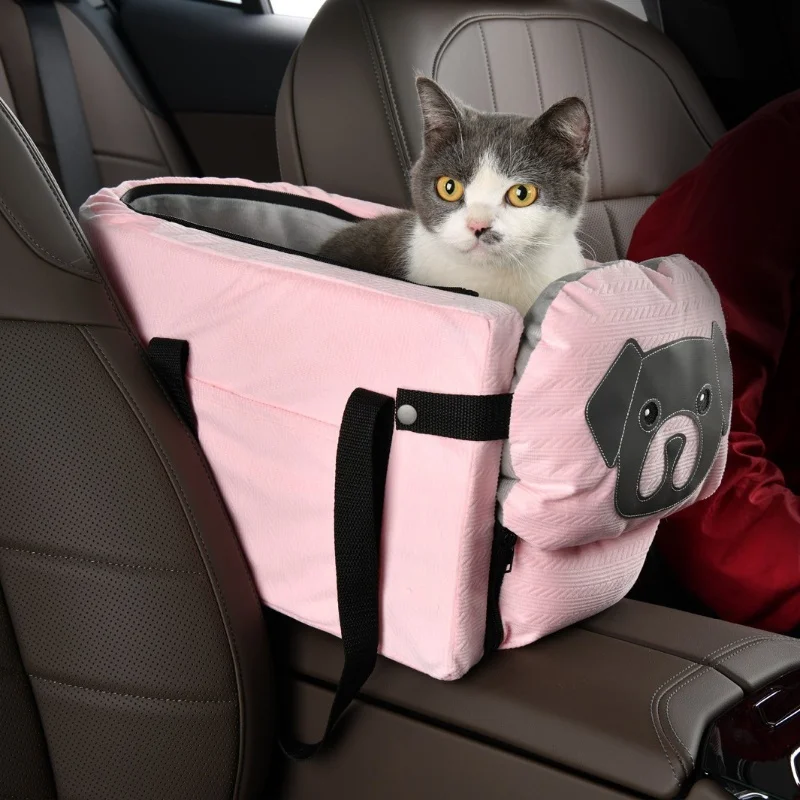 New Cute Pet Car Luggage Multifunction - Convenient Pet Car Safety Seat with Large Capacity - Dog Car Backpack for Outdoor Trave - Image 2