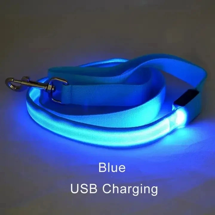 Led Pet Dog Leash Rope With Light Luminous Lead Leash USB Charging for Dog Safety Flashing Glowing Collar Harness Accessories - Image 12