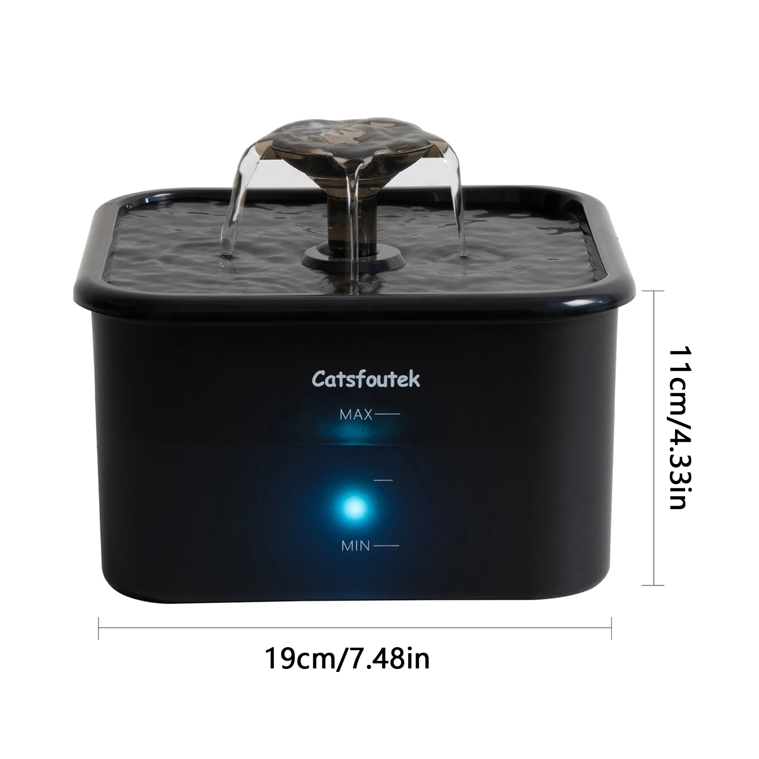 2.2L Automatic Cat Water Fountain Operated Automatic Pet Water Fountain With Motion Sensor Dog Cat Water Dispenser Bowl - Image 5