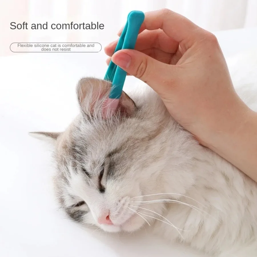 Dog Cat Cleaning Supplies Soft Pet Eye Rub Handheld Cats Tear Stains Brush Eye Care Cleaning Grooming Tools pet Cat Accessories - Image 3