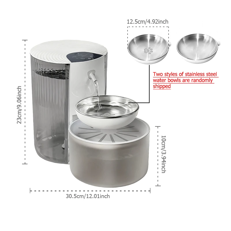 3L Smart Constant Temperature Tilting Pet Water Dispenser Timed & Quantitatively Feed Water Silent cat&dog Heated Water Fountain - Image 6