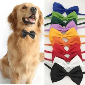Fashionable Bow Tie Adjustable Pet Tie Collar Suitable for Small To Large Cats and Dogs Christmas Clothes Accessories Cat Tie