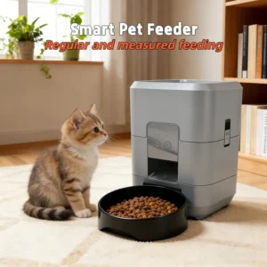 2L Automatic Pet Feeder Wifi Smart Cat Dog Food Dispenser App Controlled Slow and Quantitative Feeding for Pets Cat Accessories
