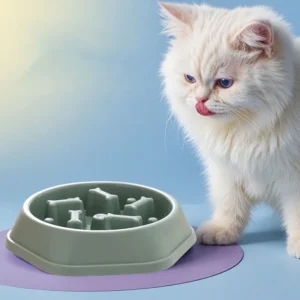Slow Feeder Bowls for Cats Dogs, Small Breed Pet Anti-Choking Food , Non-Slip Dog Cat Feeder, Pet Supplies Bowl Dish