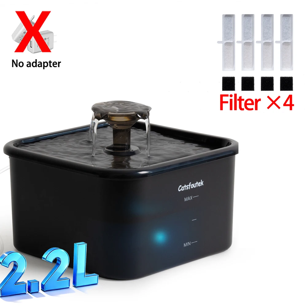2.2L Automatic Cat Water Fountain Operated Automatic Pet Water Fountain With Motion Sensor Dog Cat Water Dispenser Bowl - Image 7