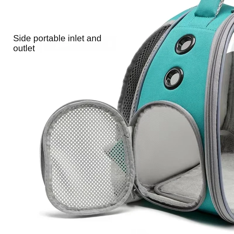 Transparent Pet Backpack for Hamsters Small Carrier for Guinea Pigs Sugar Gliders Ferrets Rabbits Convenient Pet Transport - Image 4
