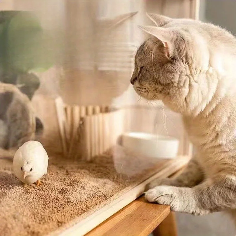 Small Pet Feeding Box Chick Insulation Box Hamster Box Climbing Pet Villa - for Pet Mice Rutin Chickens Reptiles Hedgehogs - Image 3