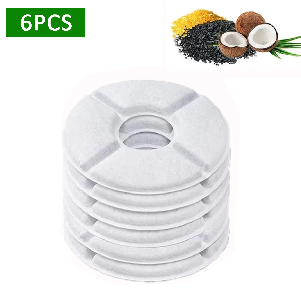 6/12/24Pcs Cat Water Fountain Activated Carbon Replacement Filter For 1.6L Automatic Pet Cat Water Fountain Dog Water Dispenser - Image 9