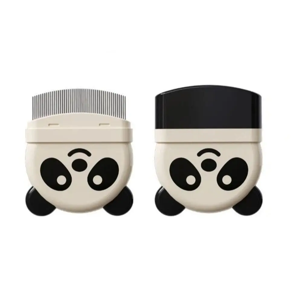 Professional Cat Hair Remover Anti-knot Removal Panda Pattern Dog Row Comb Mini Portable Pet Grooming Brush Daily Grooming - Image 5