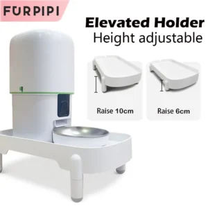 Smart Pet Feeder Elevating Bracket Single Bowl Dog Cat Pet Food Dispenser Protect Raised Stand Pet Feeder Elevating Bracket