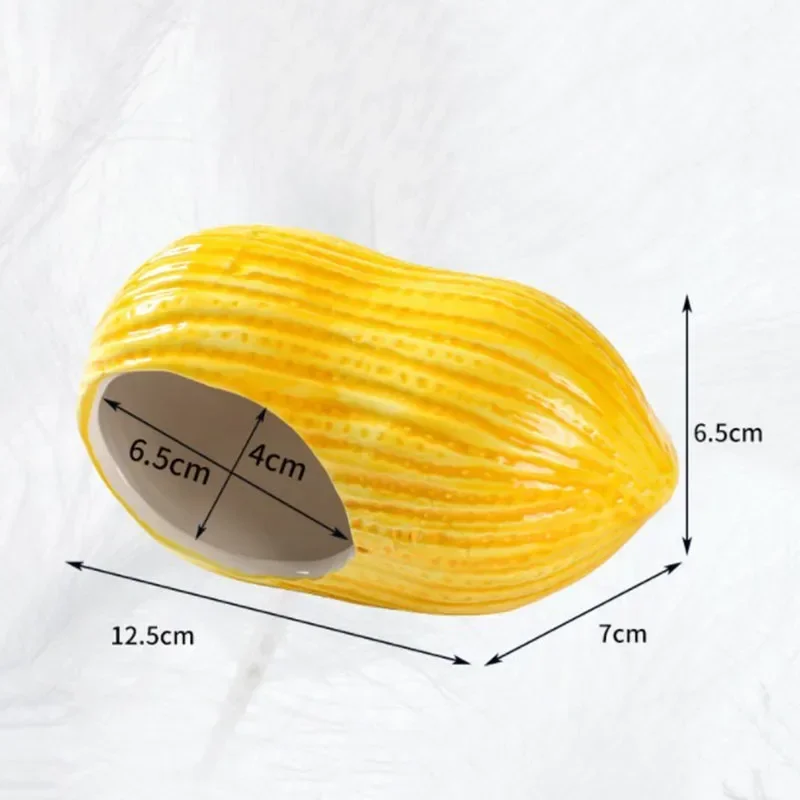 Cute Ceramic Hamster Cage Small Pet Ceramic House Sleeping Nest Pet Bed Rat HamsterToys Cage House Accessories Easy to clean - Image 6