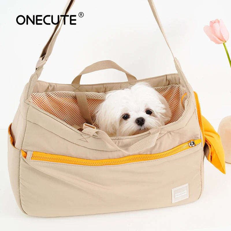 Foldable Pet Carrier Backpack for Small Medium Dogs, Airline Approved Soft Sided Dog Travel Bag with Breathable Mesh