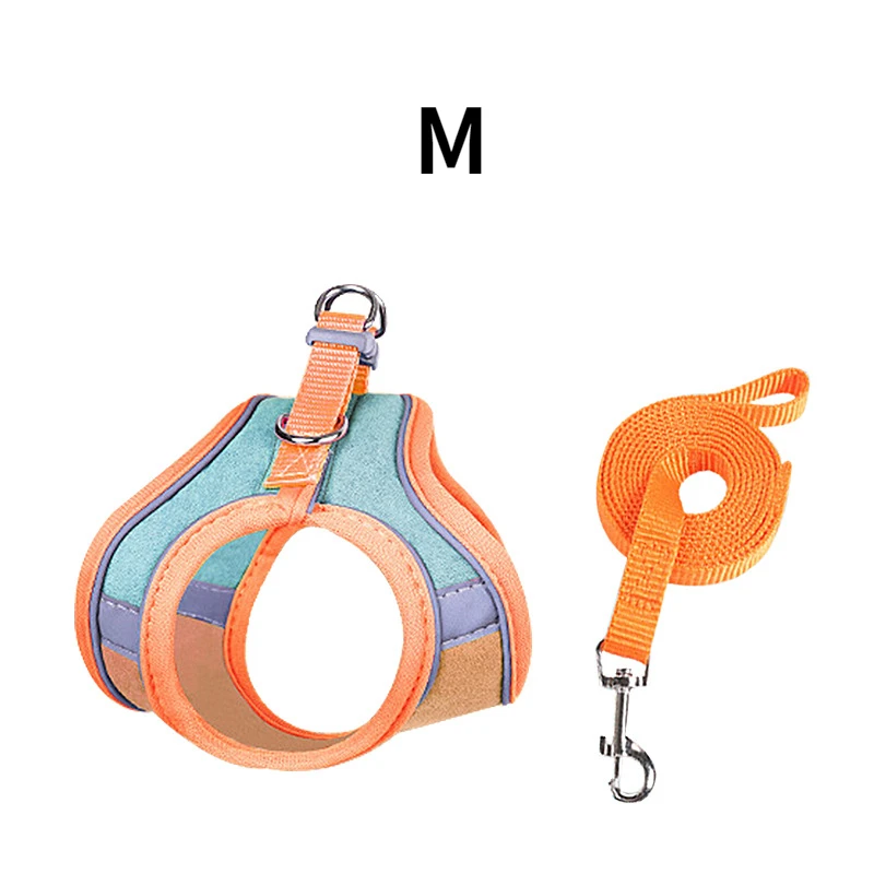 Rabbit Walks Adjustable Bunny Harness and Leash Set Double Buckle with Reflective Strips Rabbit Vest Pets Stuff Suitable - Image 11