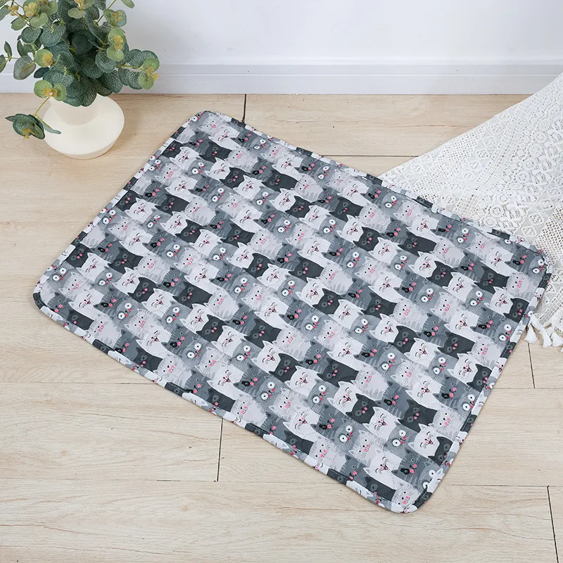 Washable Pet Pee Pad Pet Diaper Mat Reusable Mats For Dogs Dog Bed Urine Washable Dog Training Pad Four Seasons Pet Mat Cover - Image 11