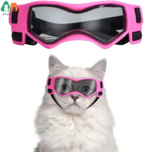 ATUBAN Cat Sunglasses Small Dog Goggles, Comfortable Soft Easy Wear Adjustable Small Pet UV Protection Sunglasses for Cat Kitty